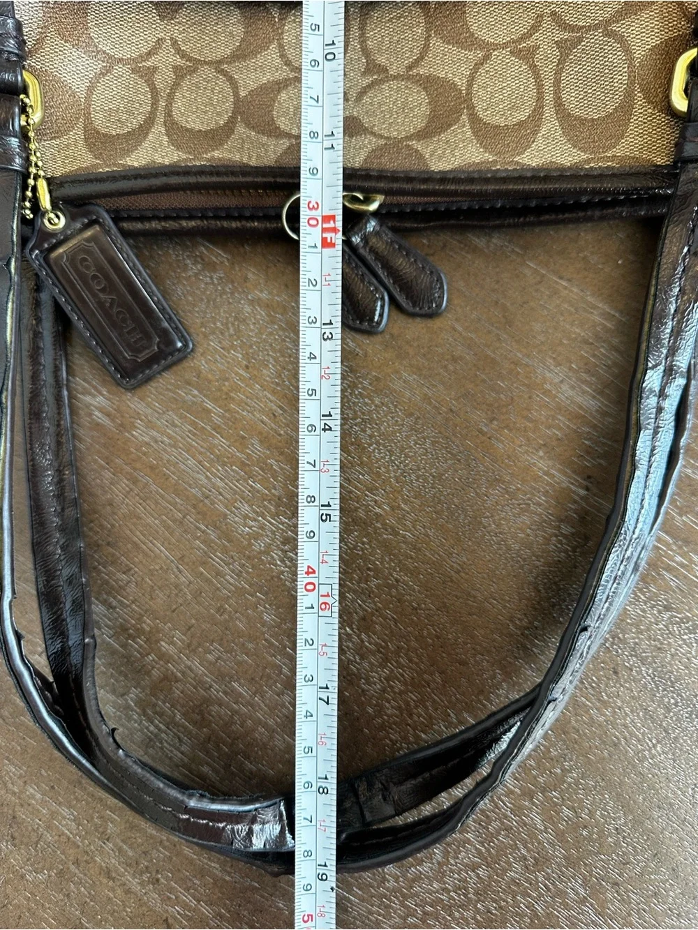 COACH Peyton Signature Pocket Tote